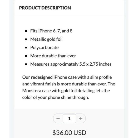 Rifle Paper CO Clear Phone Case iPhone 6/7/8 Plus - Picture 12 of 12